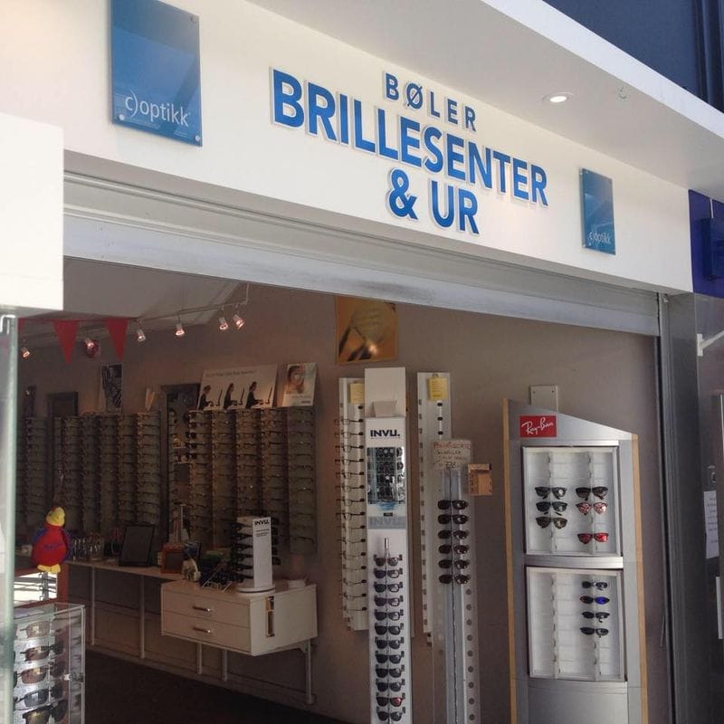 Fasaden til Bøler Synssenter på Bøler Senter